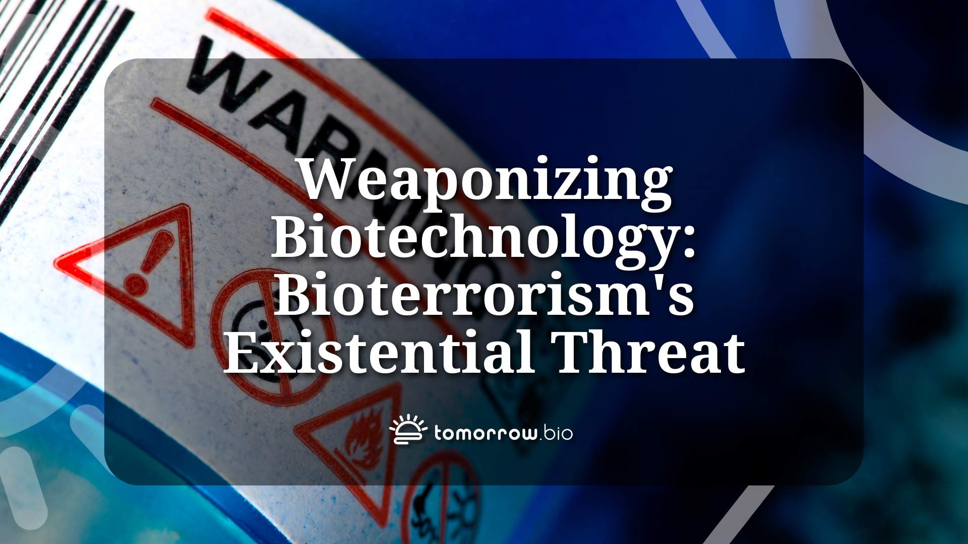 Weaponizing Biotechnology Bioterrorism's Existential Threat