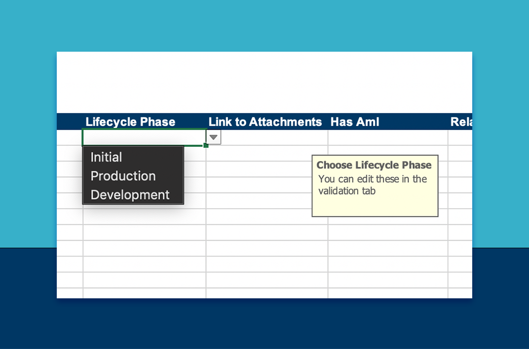 Product Lifecycle Phases in BOM View