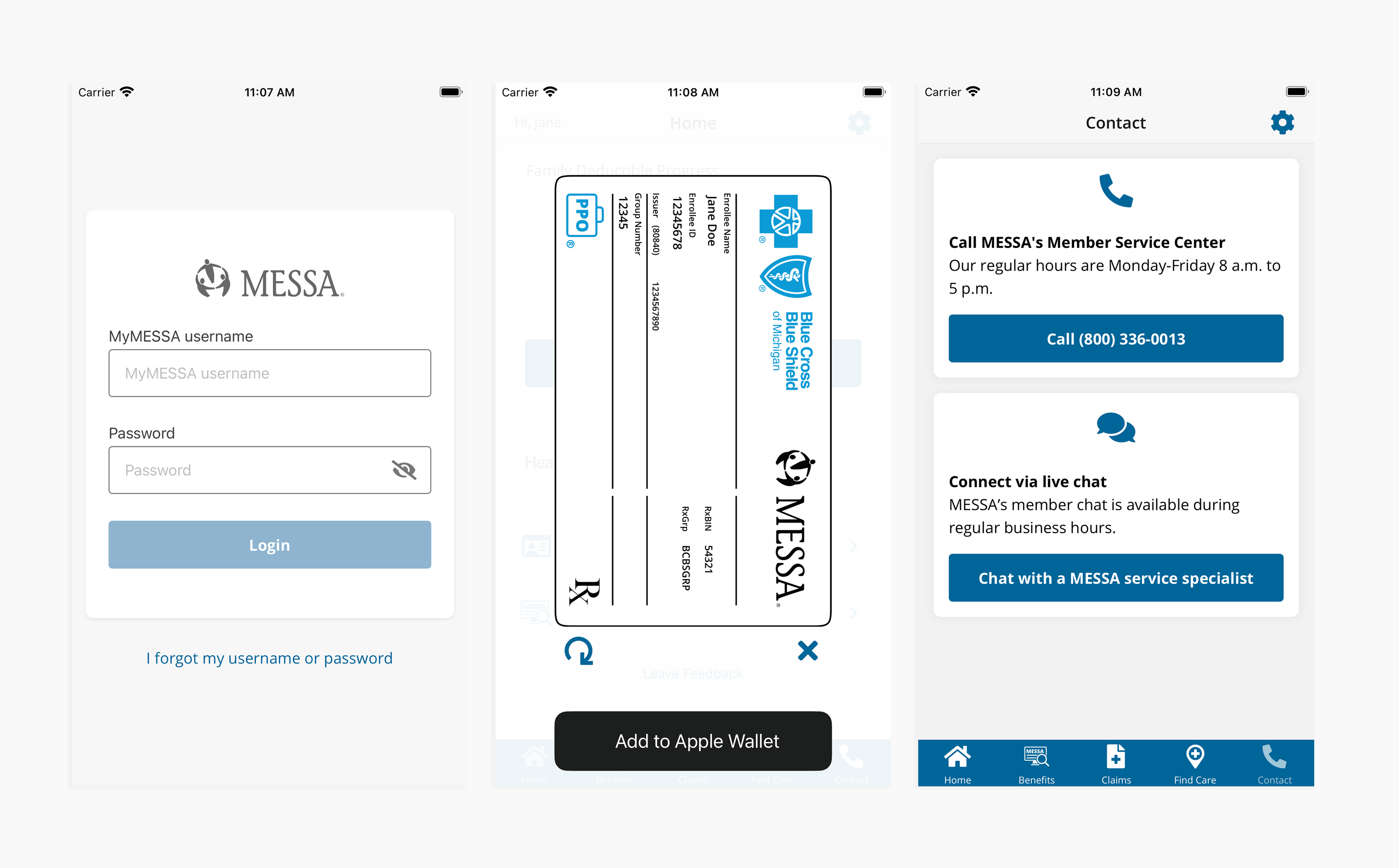 MESSA Mobile App