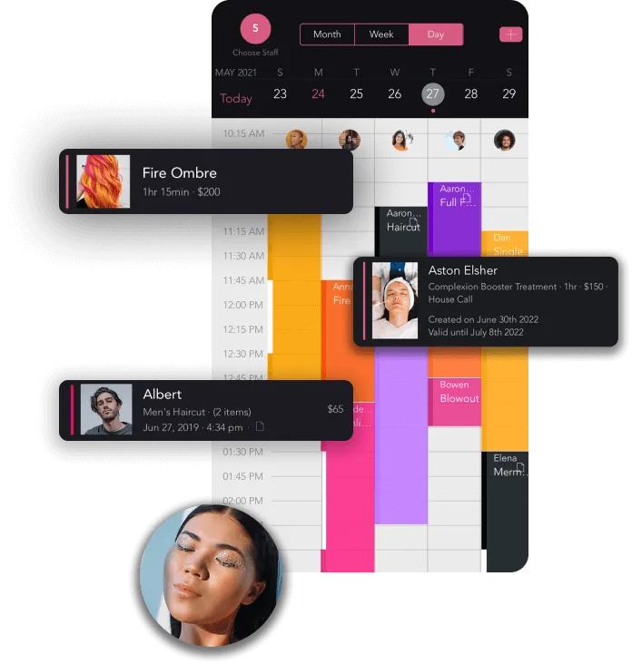 Scheduling and Calendar for Salons and Spas GlossGenius