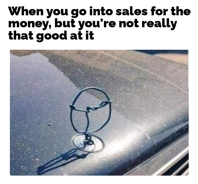 A meme about missing the quota
