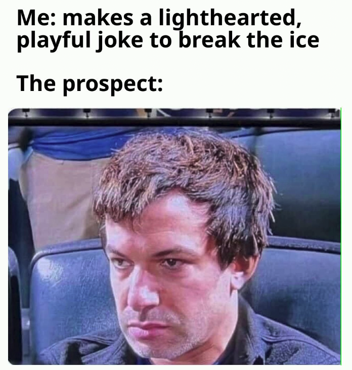 A meme about when the joke just doesn’t land