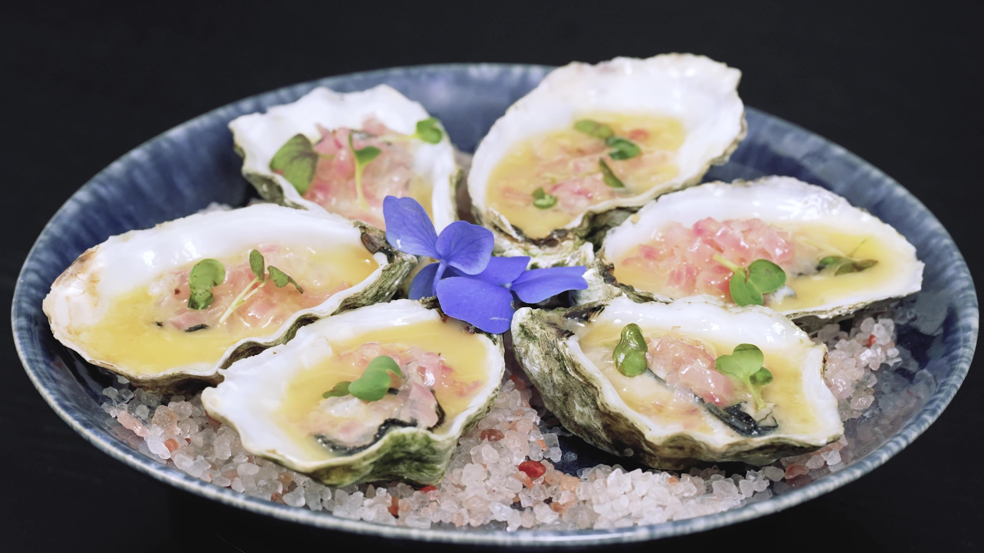 Raw oysters and oyster gratin by Sonia Bichet