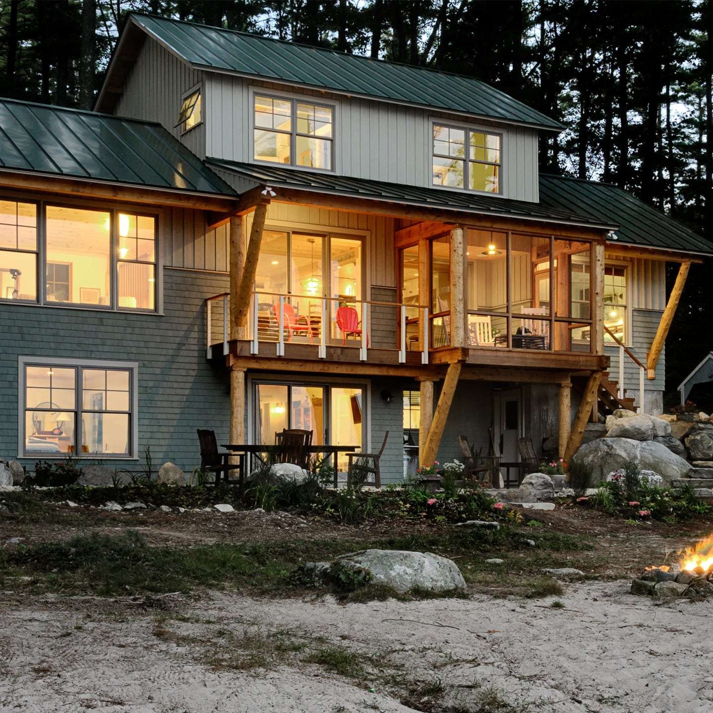 Pleasant Lake Camp, Pleasant Lake, Maine Whitten Architects