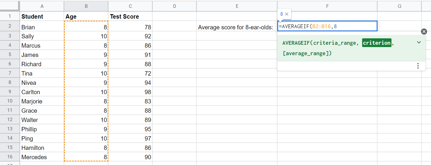 AVERAGEIF Google Sheets The Ultimate Guide for 2023