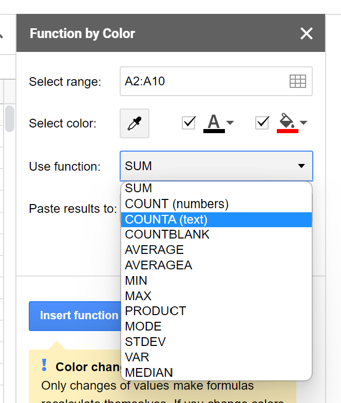 Count Colored Cells in Google Sheets (The Easy Way!)