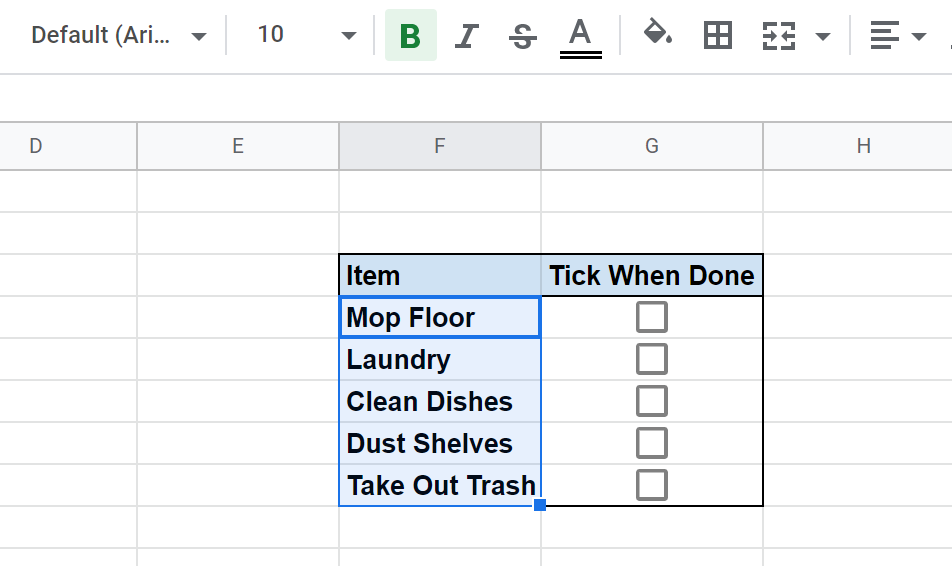 How To Use Conditional Formatting With Checkboxes In Google Sheets