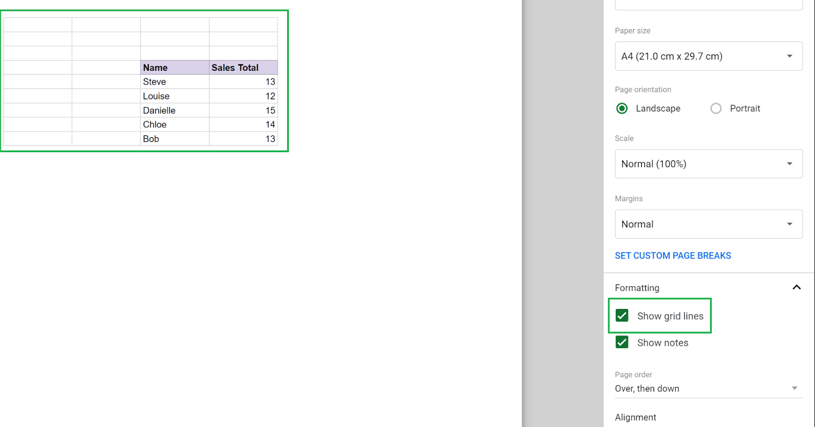 How to Print Gridlines in Google Sheets (The Easy Way!)