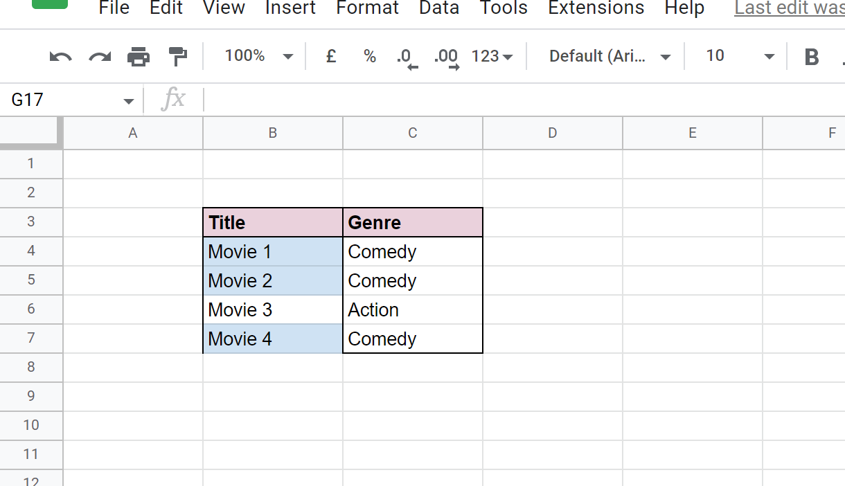 Conditional Formatting If Another Cell Contains Text in Sheets