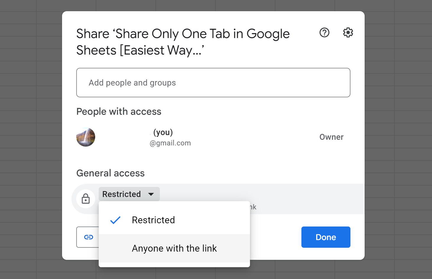 Share Only One Tab in Google Sheets [Easiest Way in 2023]