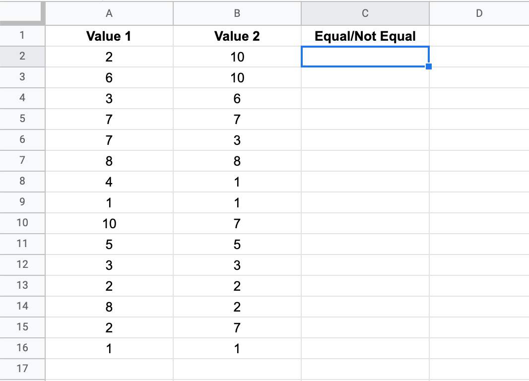 IF Not Equal Google Sheets (Easiest Way in 2023)