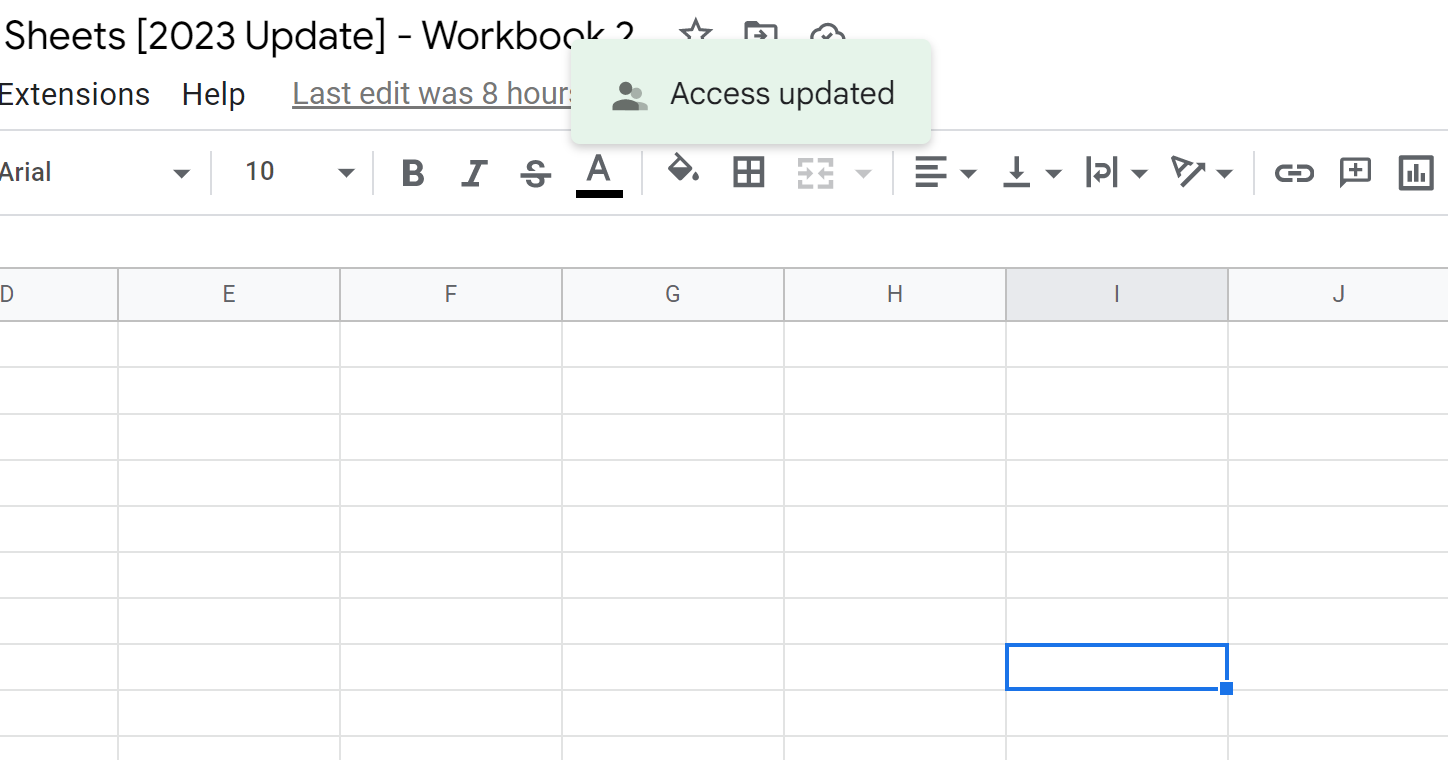 How To Share One Sheet In Google Sheets
