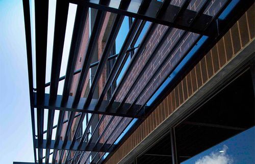 Hanger Supported Sunshades | Sunshades Canopy Installation