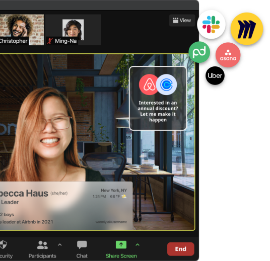 Bring personalization to each and every call with dynamic logo customization.