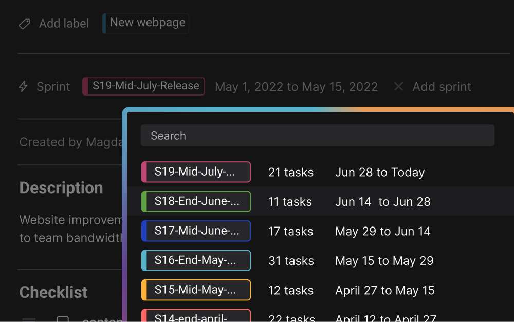 how to prioritize tasks with sprints