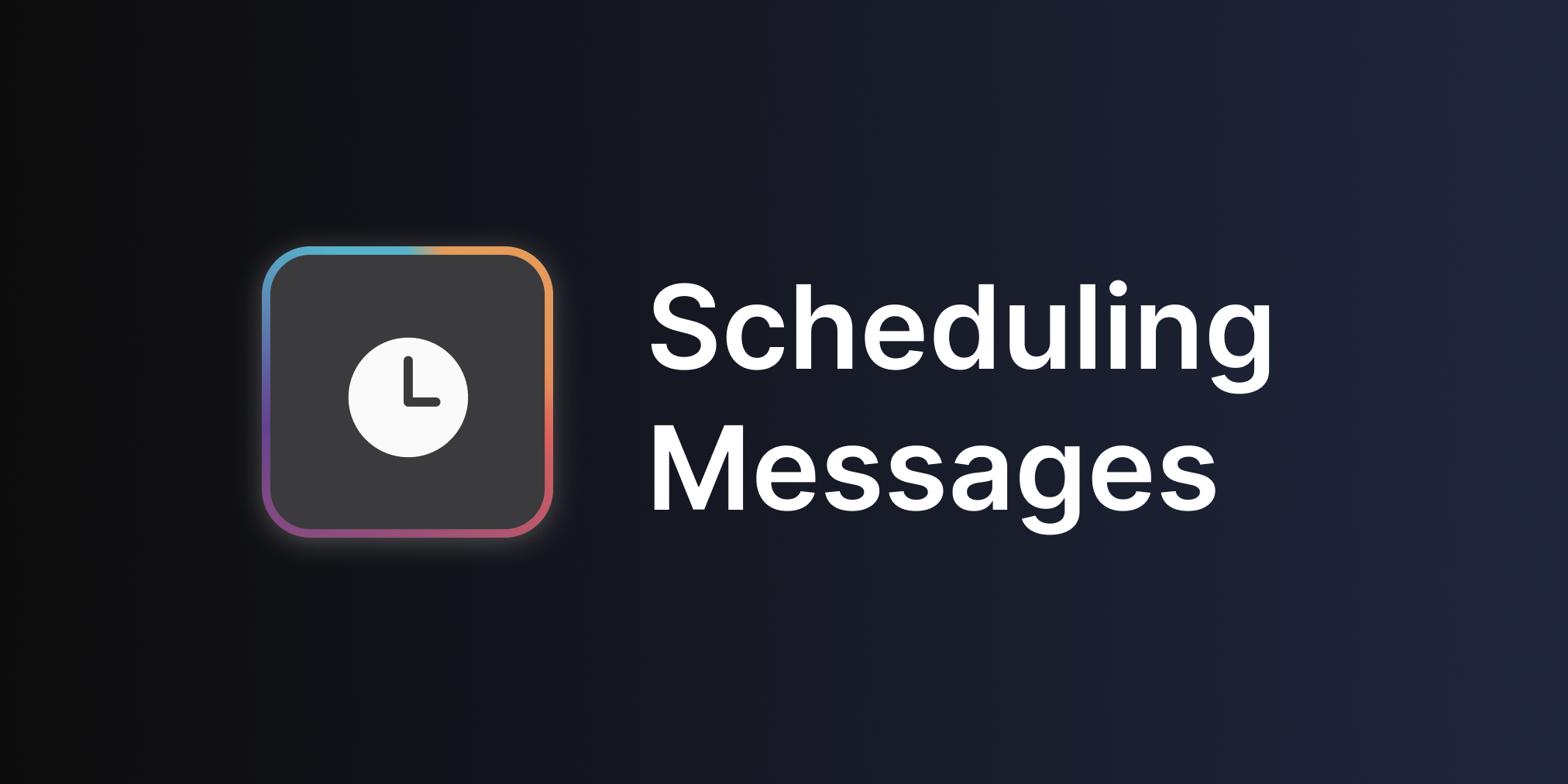 Scheduling Messages for Maximum Impact