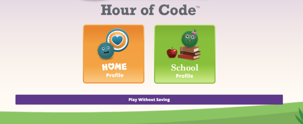 login to the hour of code