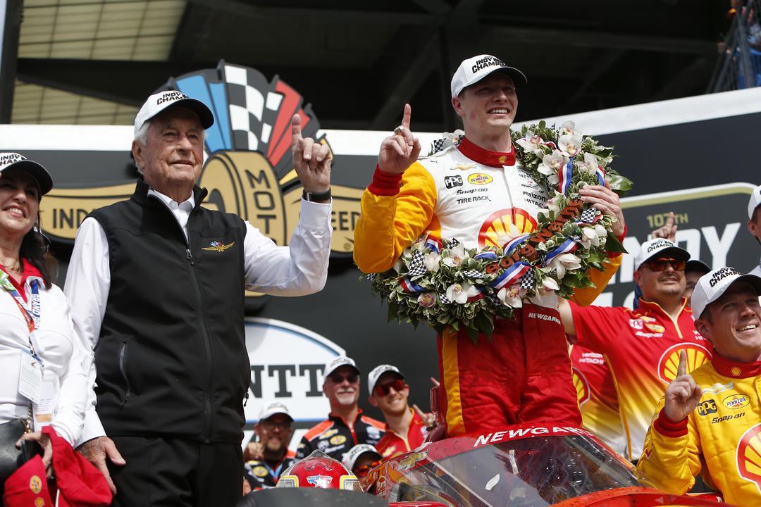 Roger Penske and Josef Newgarden