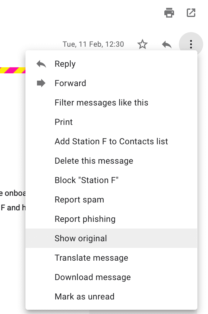 vitrify SPF DKIM DMARC on gmail