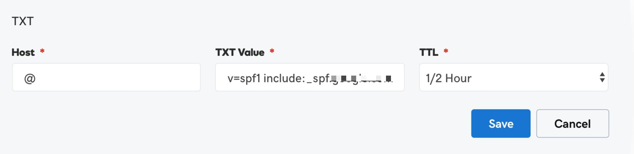 add GoDaddy SPF