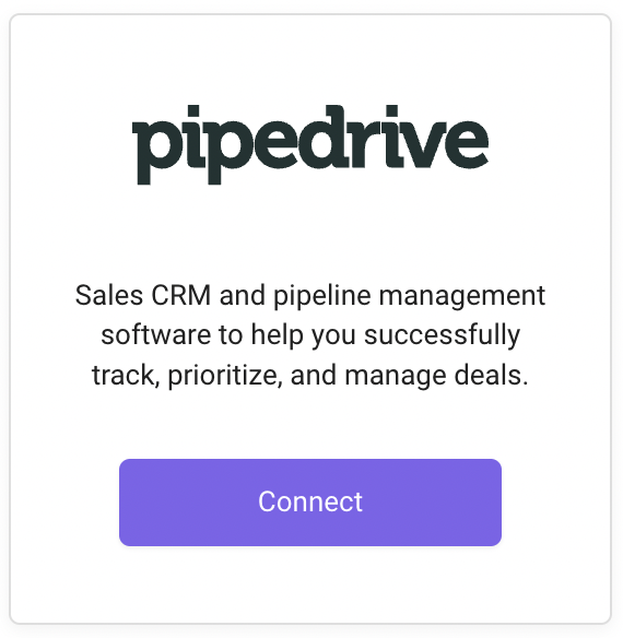 intégration Pipedrive