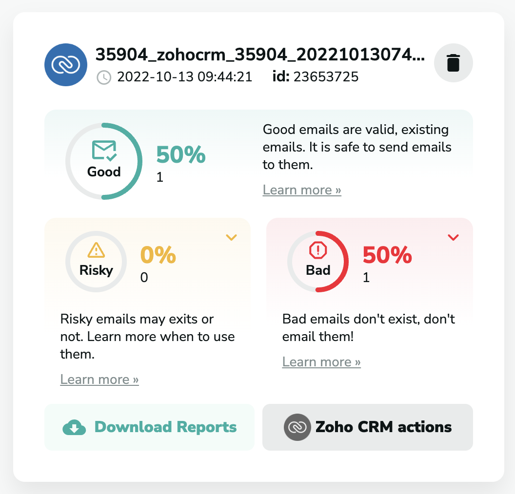 Vérification des emails dans votre CRM