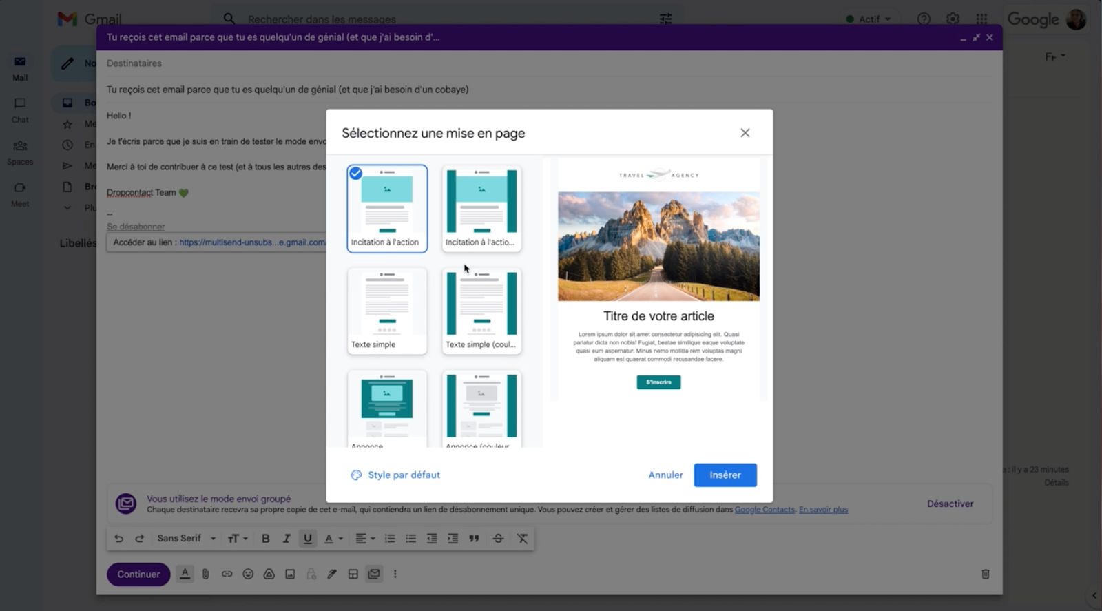 google layouts