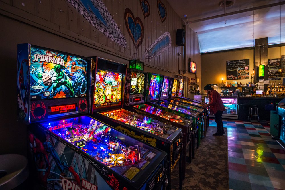 quarterworld arcade pinball barcade portland oregon