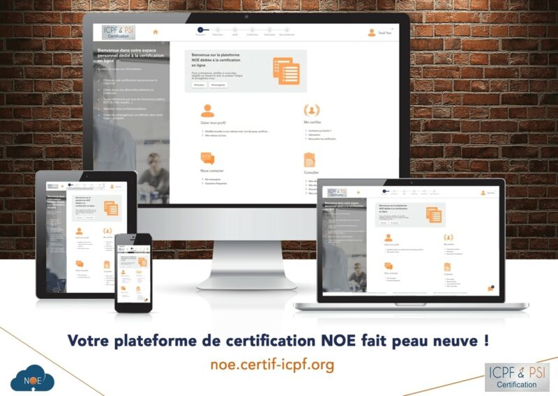 Interface plateforme Noé