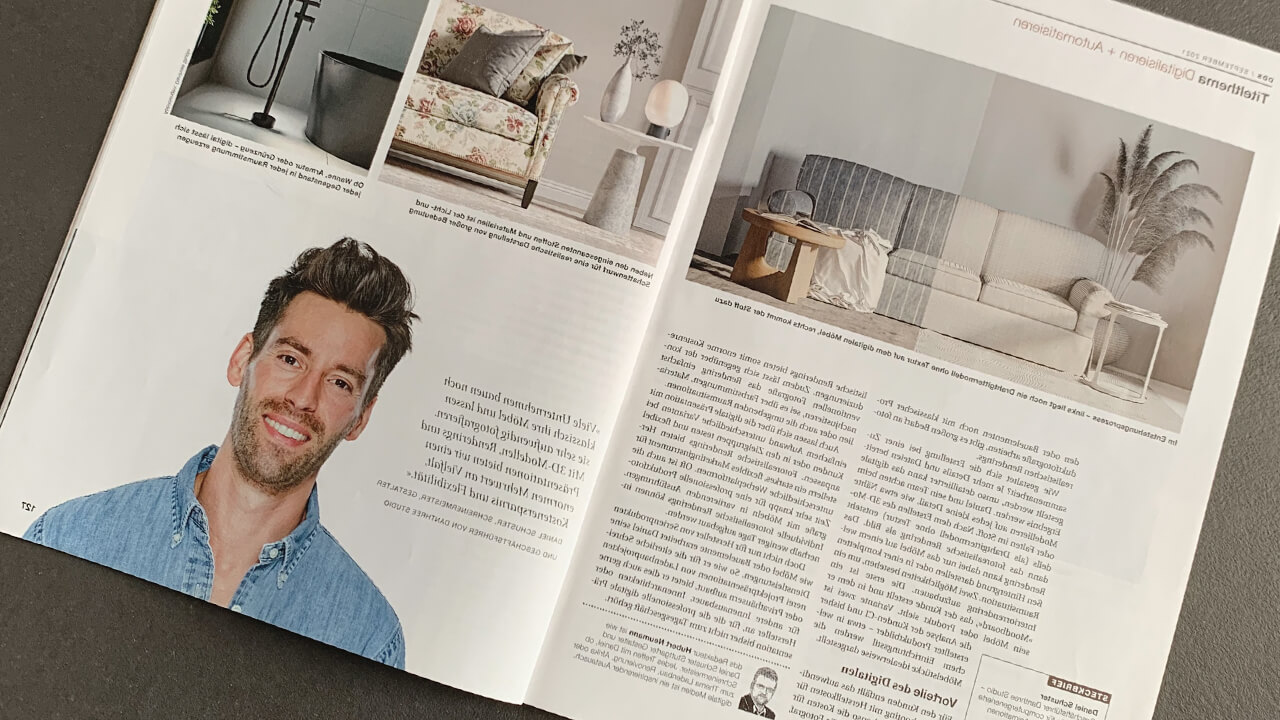 Möbelmagazin dds berichtet über Danthree Studio