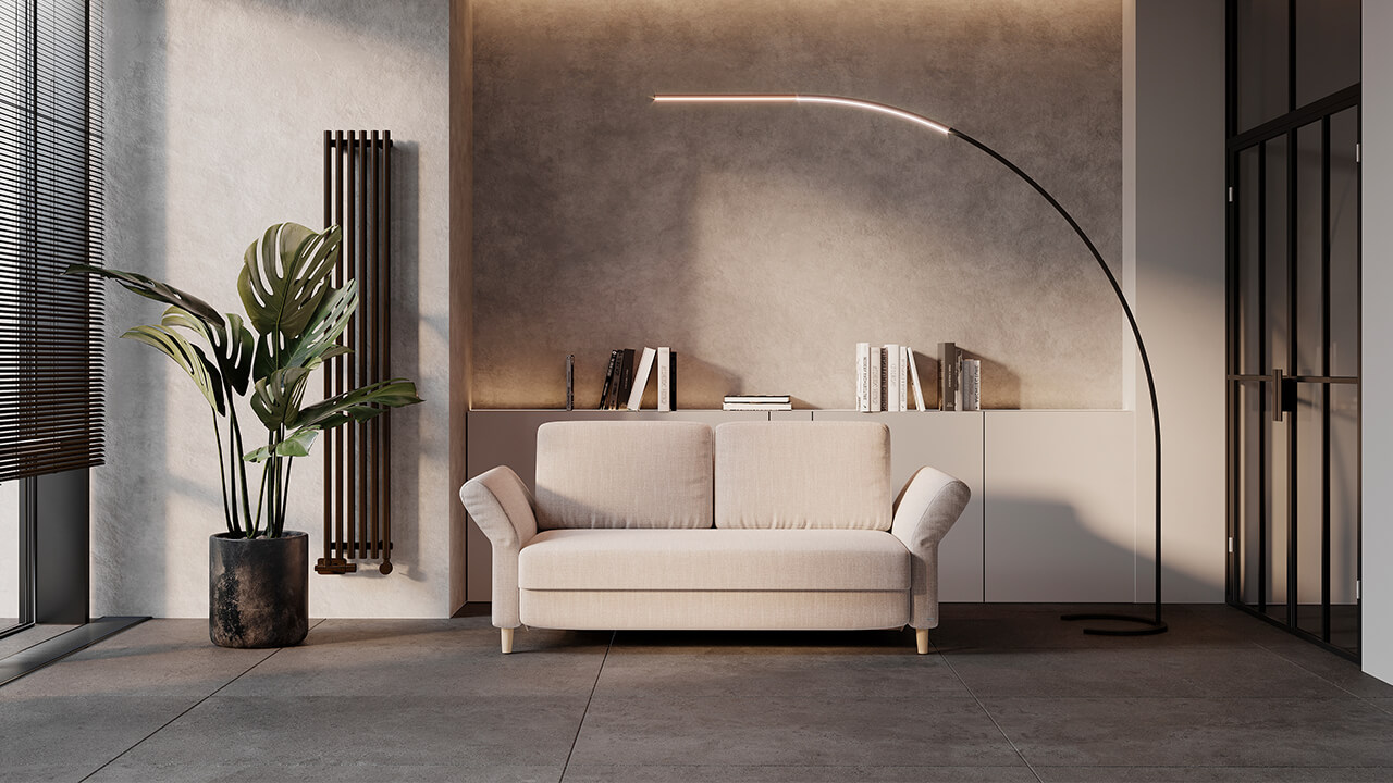 CGI - 3D Visualisierungen für RUF | Betten / Produkt Soluna (Schlafsofa)