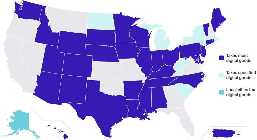SaaS sales tax by state | The SaaS sales tax index