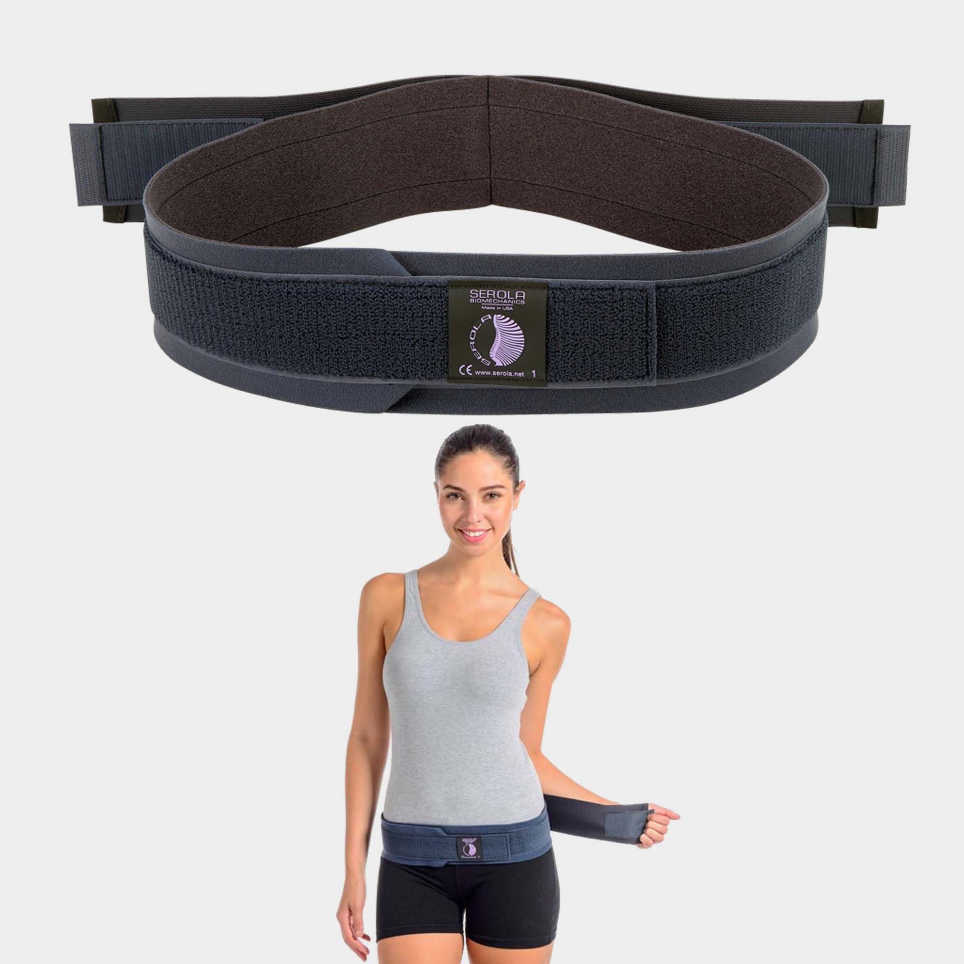 thumbnail image 2 of Back Brace For Lower Back Pain - Adjustable SI Joint Support Belt For Men & Women 2 of 4