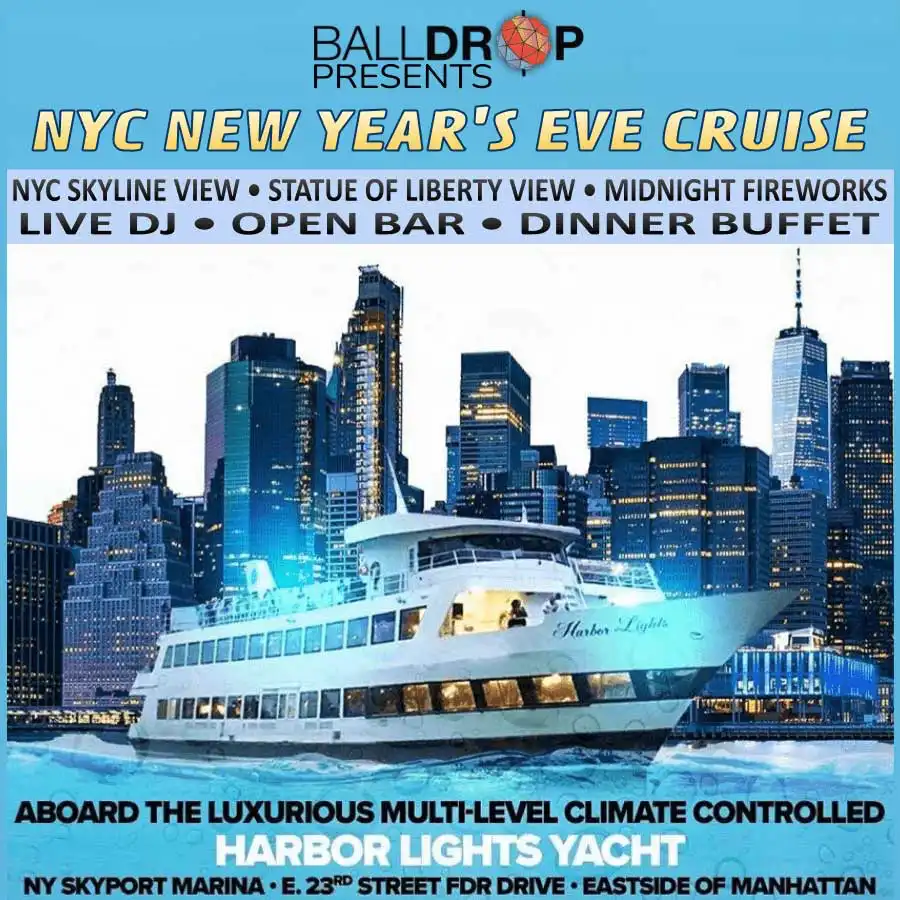 Harbor Lights Cruise NYC New Years Eve 2023