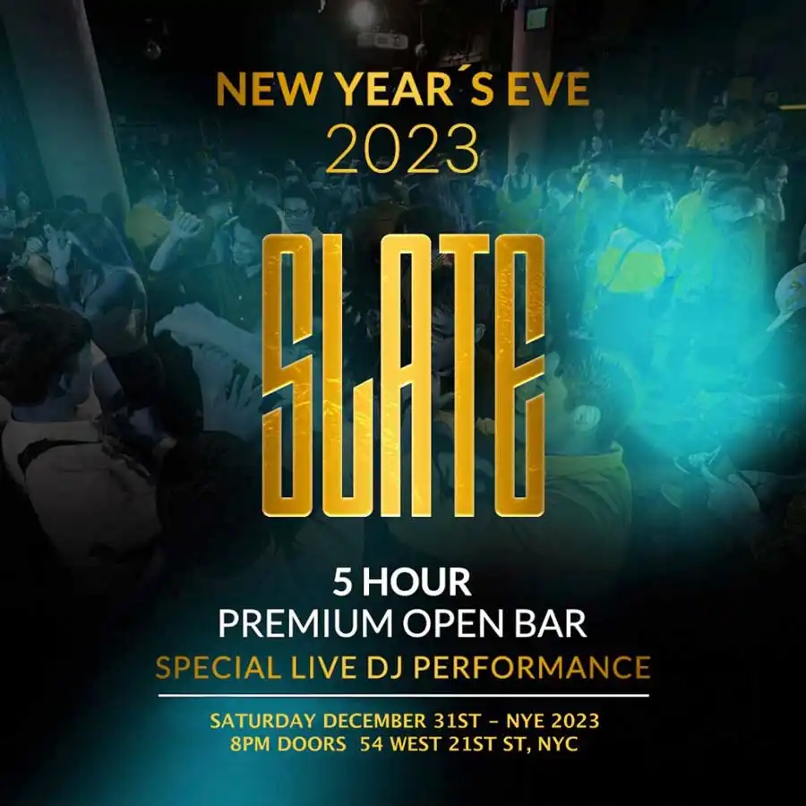 Slate New York New Years Eve 2023