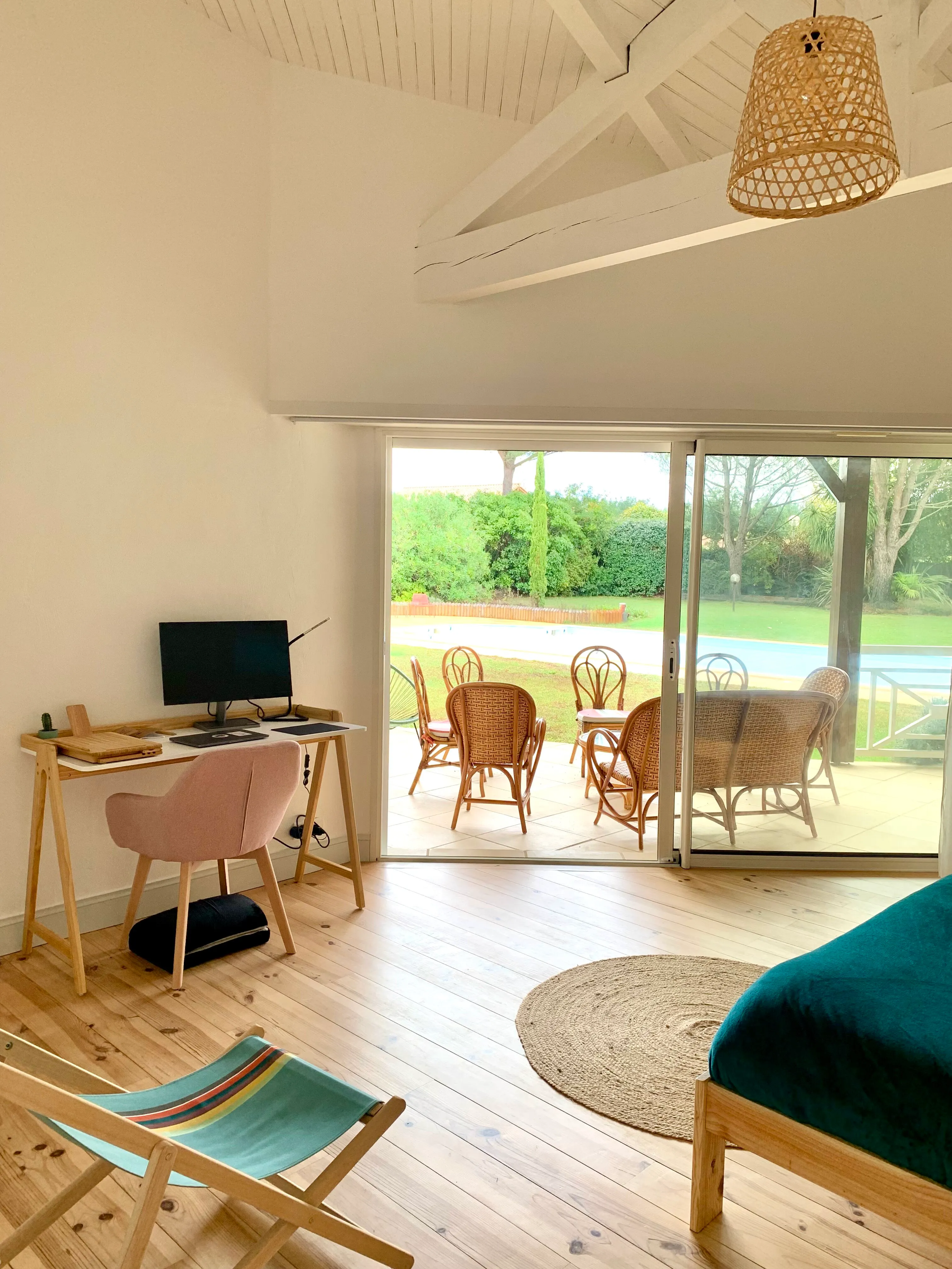 Bureau privatif dans la chambre Hossegor