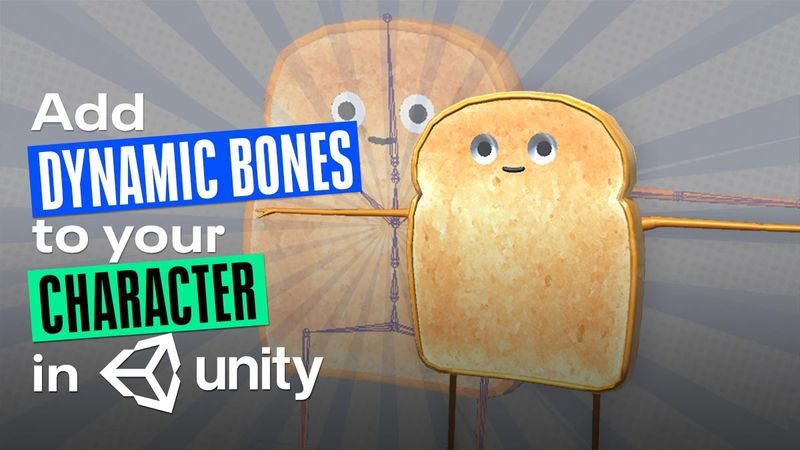 Add dynamic bones to your 3d character in unity polygonal mind s blog