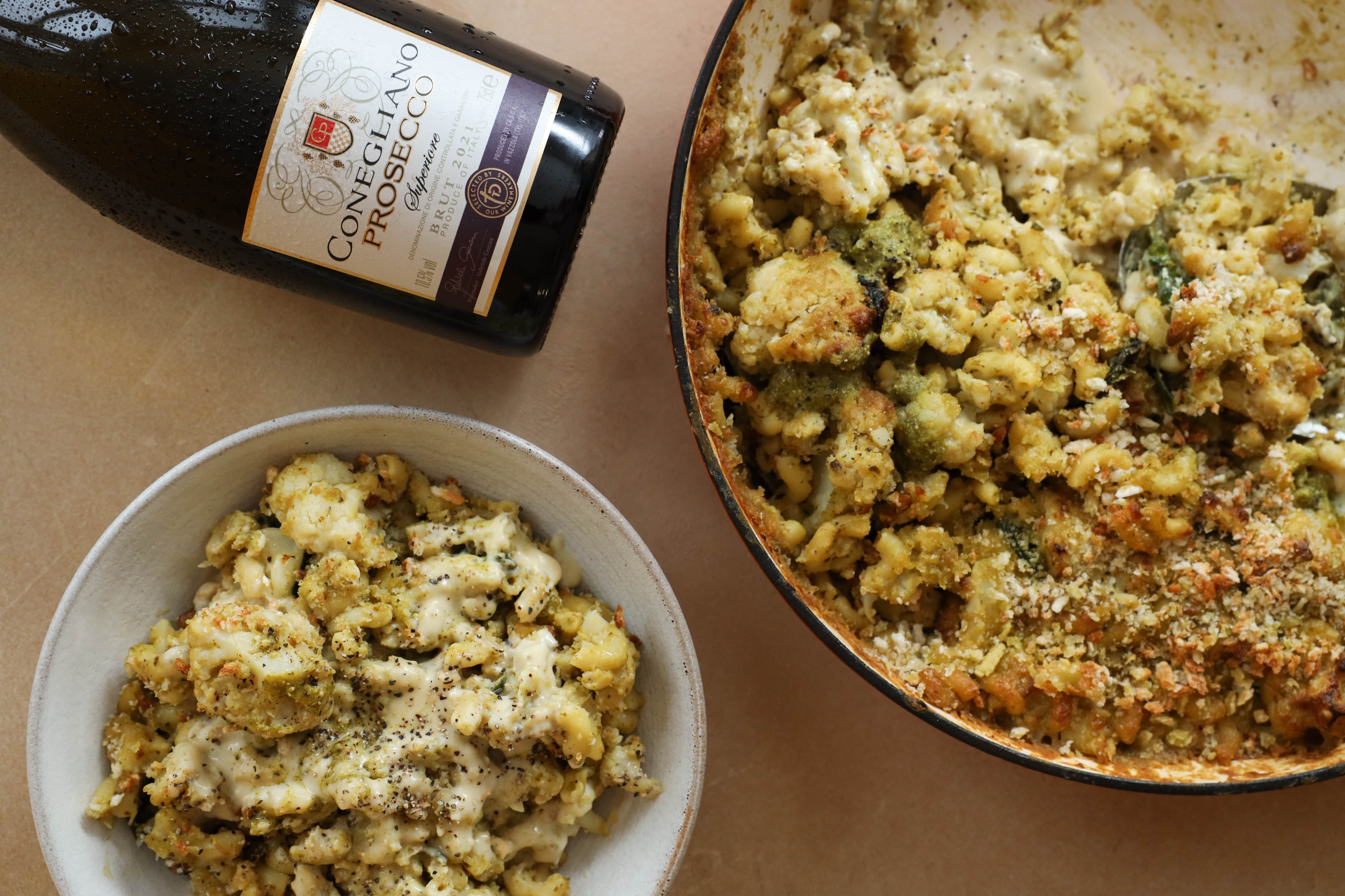 Cauliflower Pesto Mac and Cheese BOSH!