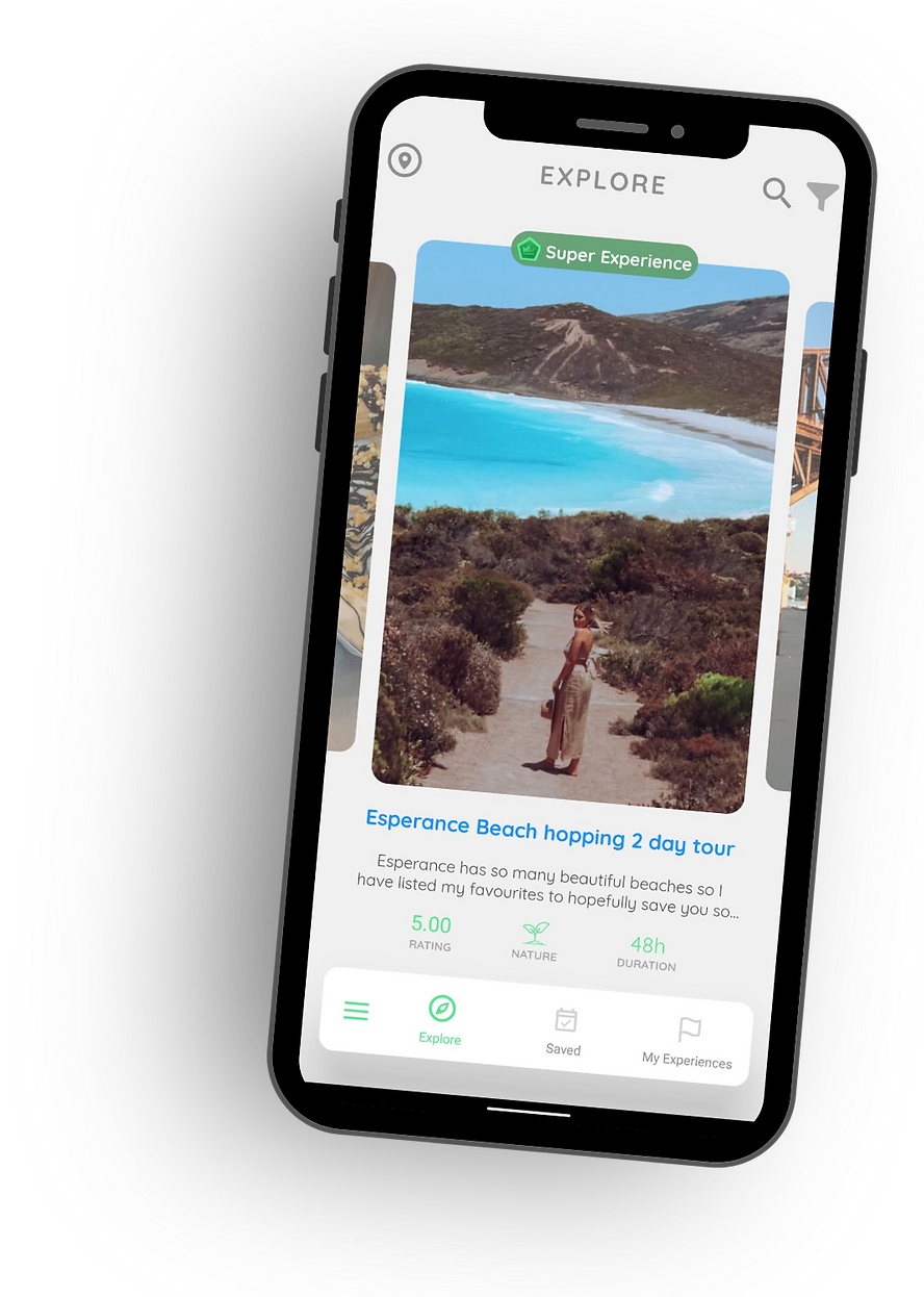Experience mockup