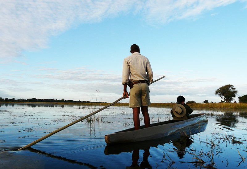 Mokoro excursions in the Okavango Delta