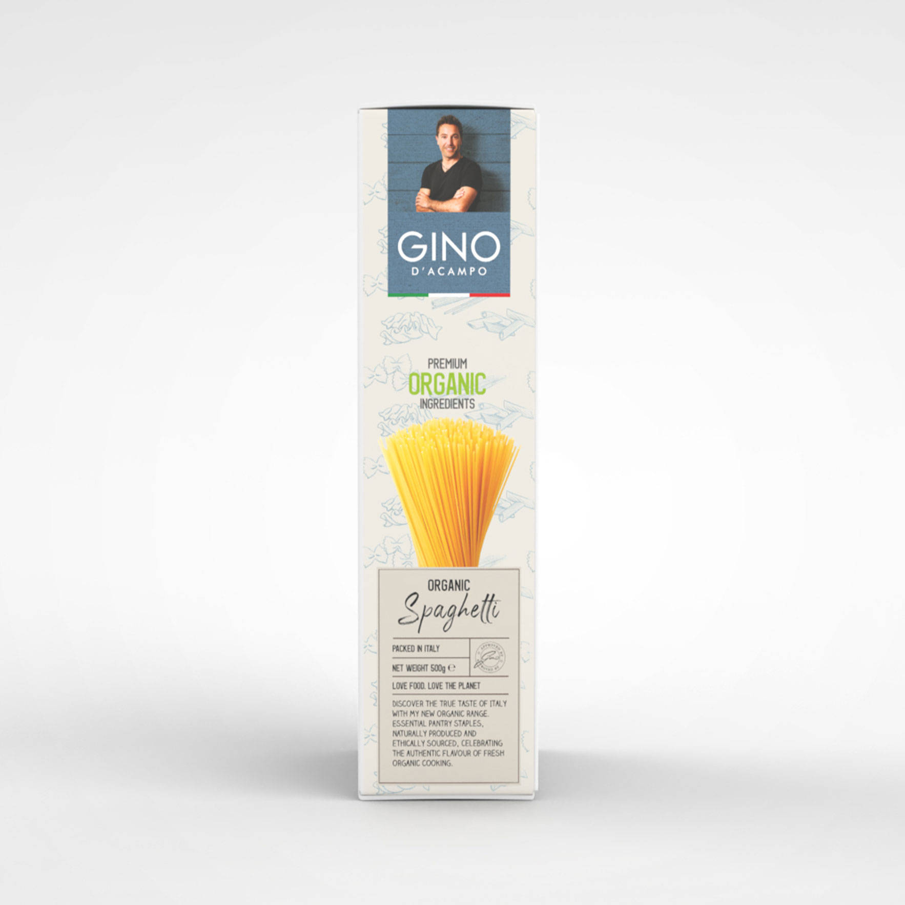 Gino D'Acampo Organic spaghetti Bonta Italia
