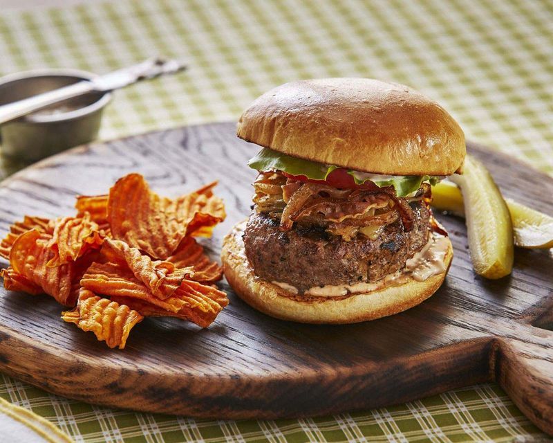 Bubbies Pancetta Burger Bubbies