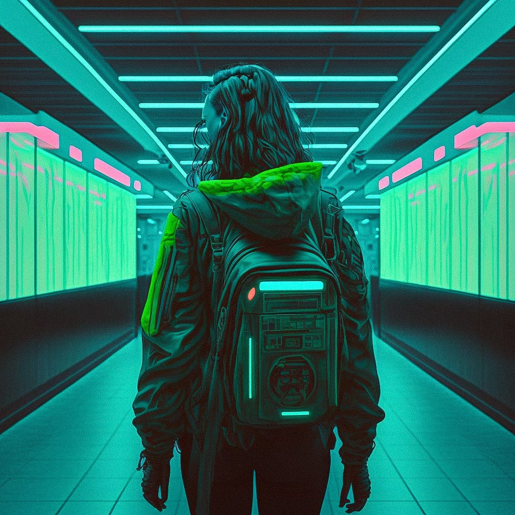 Dan Flavin Midjourney style | Andrei Kovalev's Midlibrary 2.0