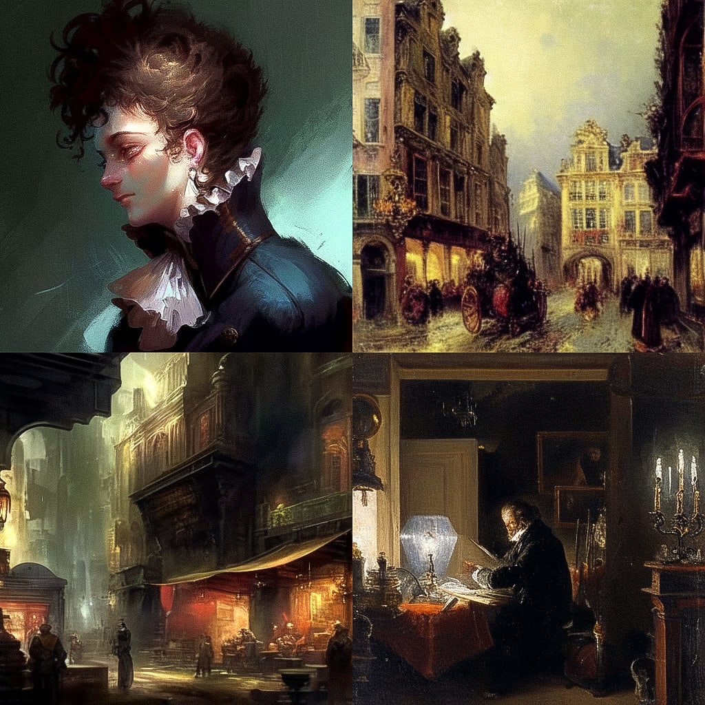 Adolph Menzel Midjourney style | Andrei Kovalev's Midlibrary 2.0