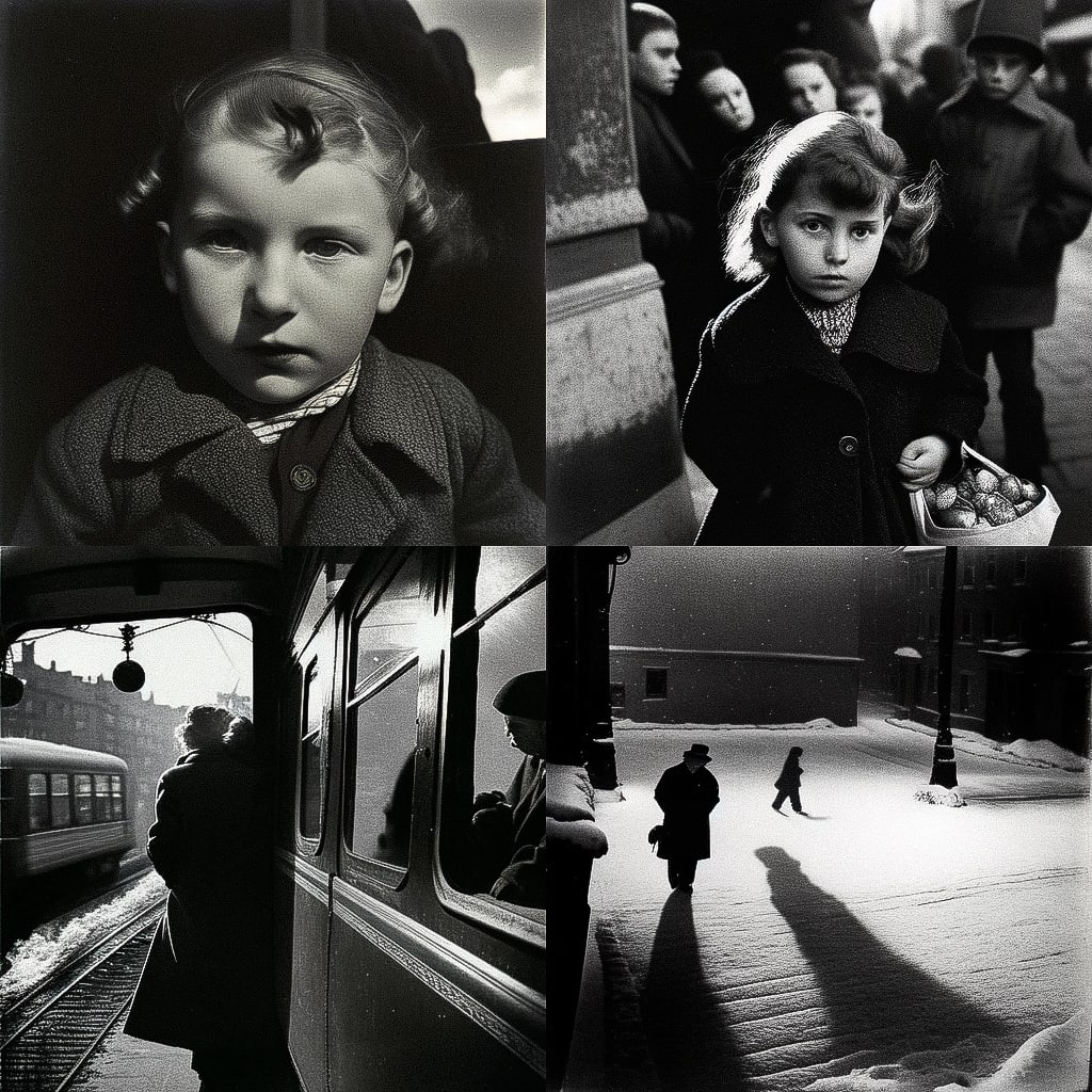 Antanas Sutkus Midjourney style | Andrei Kovalev's Midlibrary 2.0