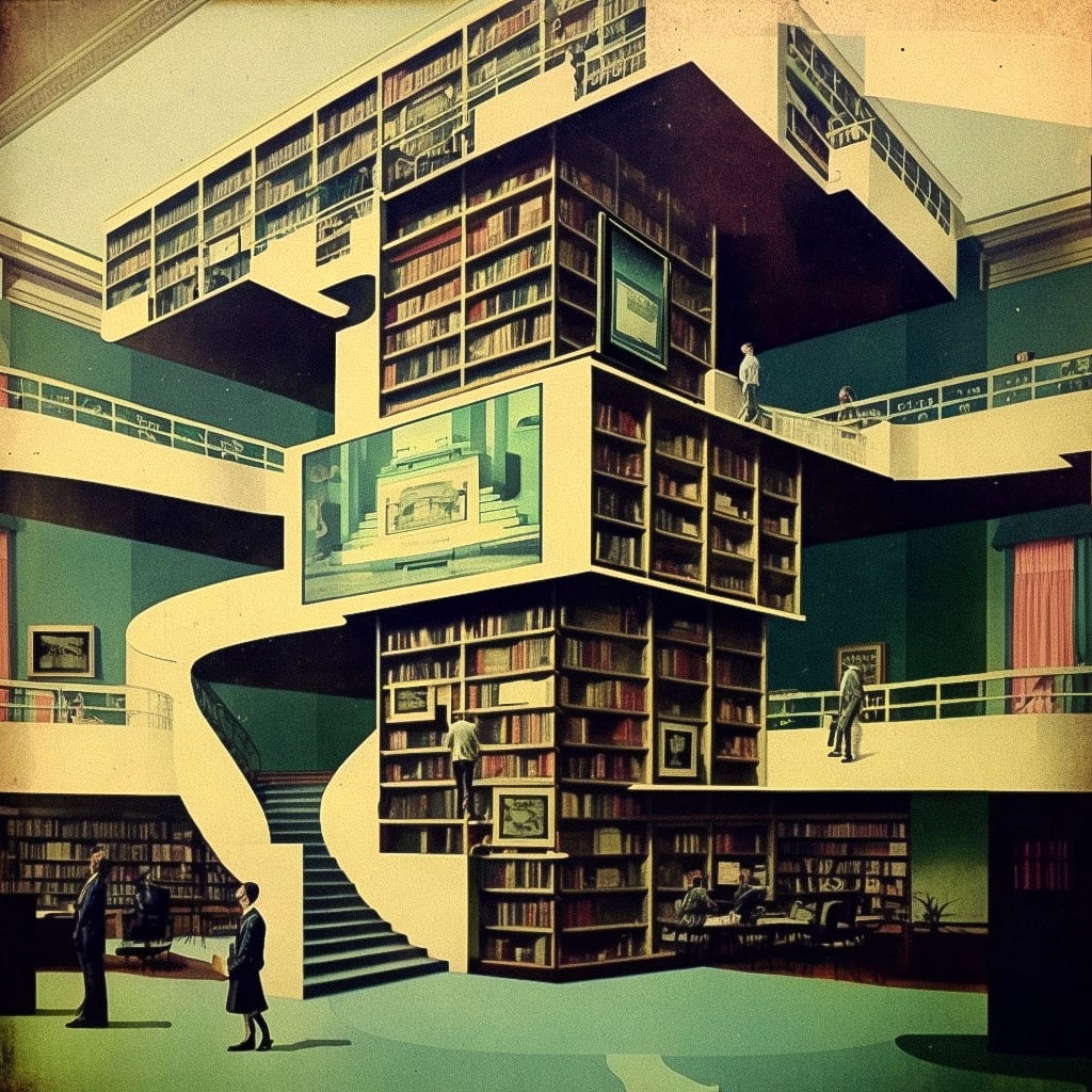 Refik Anadol Midjourney style | Andrei Kovalev's Midlibrary 2.0