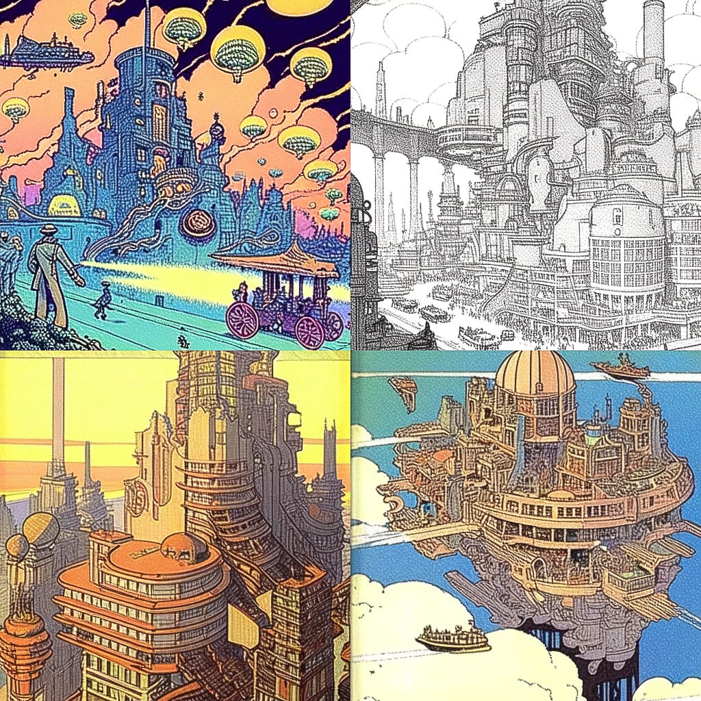 Winsor McCay Midjourney style | Andrei Kovalev's Midlibrary 2.0