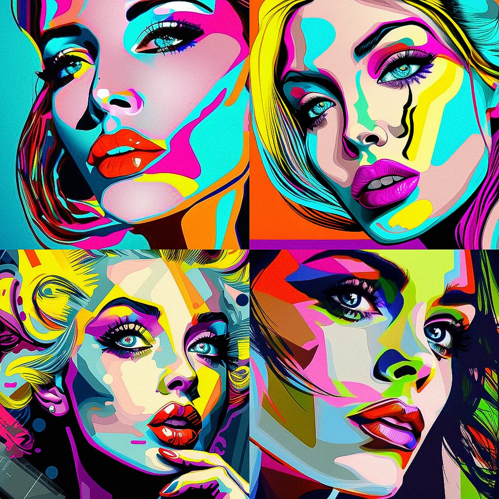 Pop Art Midjourney Style Andrei Kovalev s Midlibrary 2 0