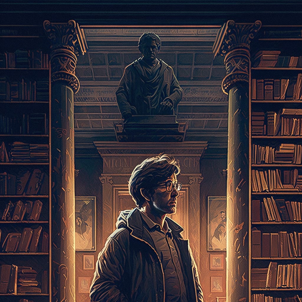 Brian De Palma Midjourney style Andrei Kovalev's Midlibrary