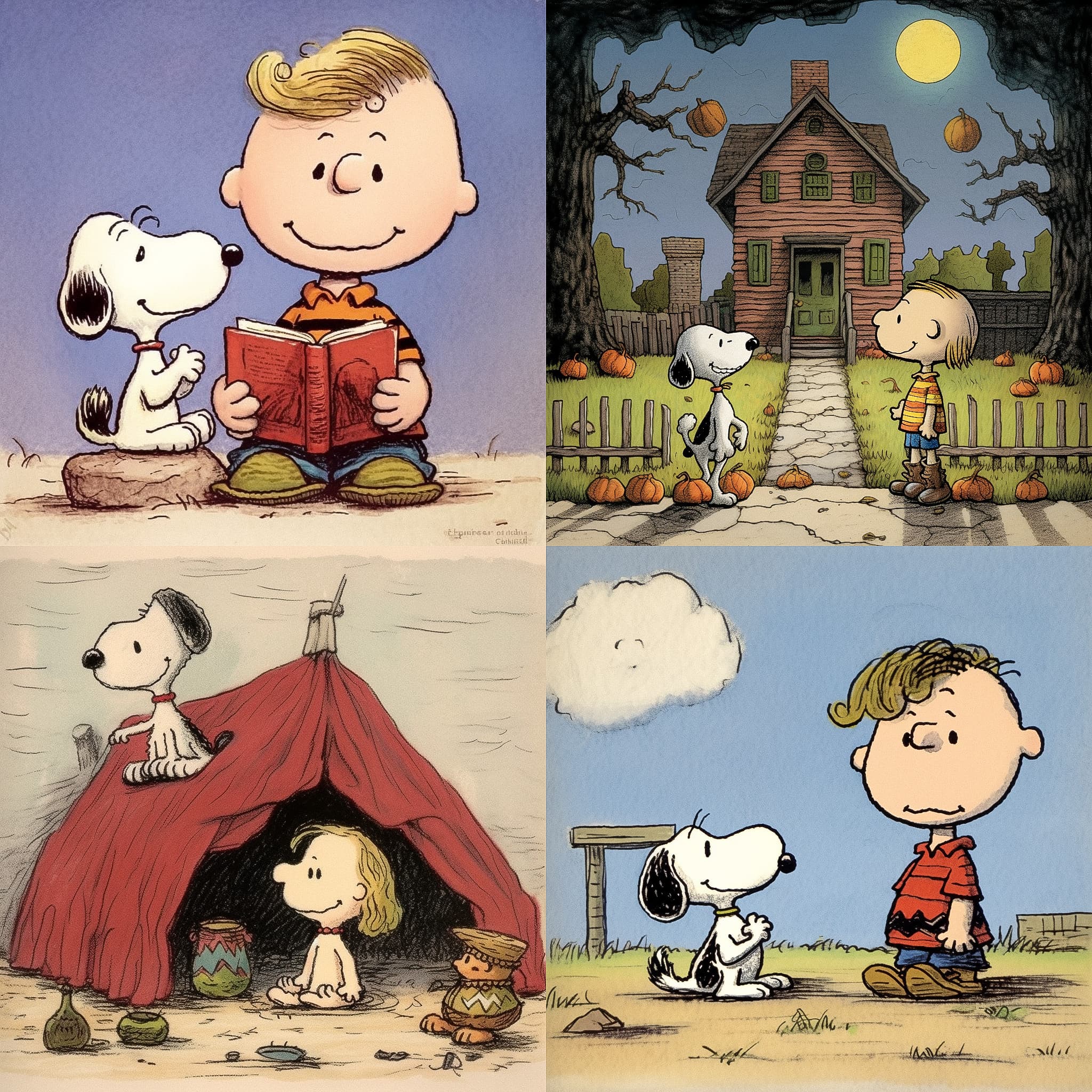 Charles Schulz Midjourney Style Andrei Kovalev s Midlibrary 2 0 charles-schulz-midjourney-style-andrei-kovalev-s-midlibrary-2-0
